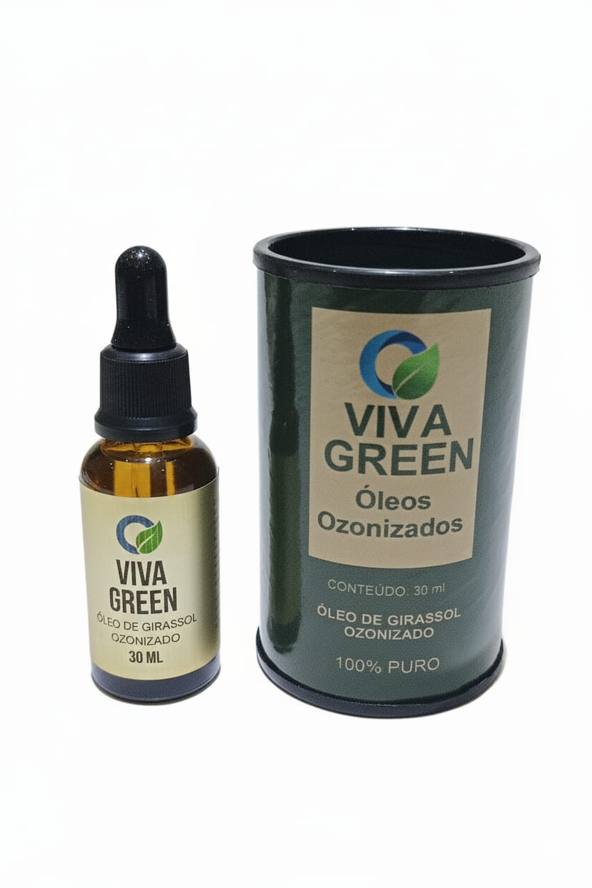 Óleo de girassol ozonizado